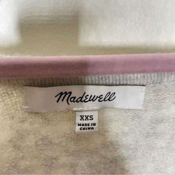 MADEWELL Donegal Kent Cardigan Sweater Gray {E13} - Picture 4 of 4
